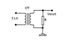 電流變送器輸入隔離部分(fēn)的(de)電路圖